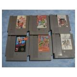 Six Nintendo Game Cartridges Hoops, Donkey Kong