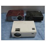 3 Projectors RCA & Personal Micro Projector See