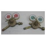 Two Victor Equipment Industrial Gas Regulator See