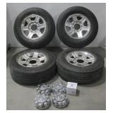 Four 17' Dodge Ram Rims,Center Caps & Lug Nuts
