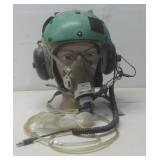 Vtg Scott Duo Seal Military Flight Helmet See Info