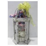 Lantern Decor W/Flameless Candles 23'