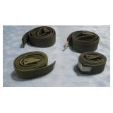 Three Nylon Military Style Utility Belts