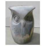 Vtg Two Sided Wise Owl Pottery Stool 18.5' Tall