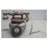 Vtg Southwest Pottery Push Button Phone