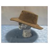 Caval Western Leather Hat Size Large