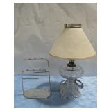 Vtg Hurricane Lantern Style Lamp 20' See Info