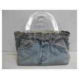 Rit-Z-Rag Denim Jean Repurposed Purse