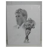 Troy Aikman 20' x 24' Lithograph Print See Info