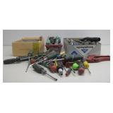 Assorted Tools Screwdrivers Wrenches See Info