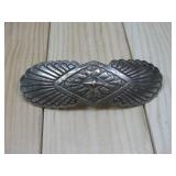 Sterling Silver Southwestern Hair Clip Hallmarked
