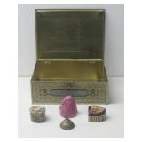 Two Trinket Boxes Whitmnan's Cloisonne' Tin See