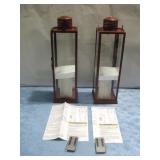 NIB Two Indoor/Outdoor LED Touch Lamps W/Remote