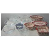 Pyrex, Temptations & More Mixing/Serving Bowls