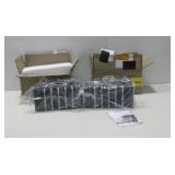 NIOB Two Black Metal Household Lighting Fixtures