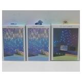 NIB Three West & Arrow Curtain Lights W/Remotes