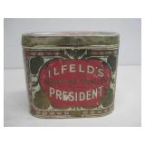 Old IlFelds President Cigar Tin Container See Info