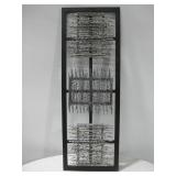 Wall Art Wood Frame & Twig 3D Art 37' x 13'