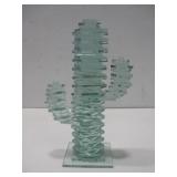 Stacked Glass Saguro Cactus Arizona 11.5' Tall See