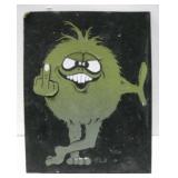 Signed Original Vtg Black Light Poster See Info