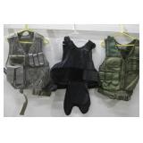 Three Tactical Utility Vests