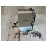 Copper Pony K&T Brooch Zuni Marble Horse Necklace