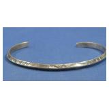Vtg S.S. Native American Bracelet Tested