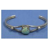 Vtg S.S. N/A Turquoise Bracelet Tested