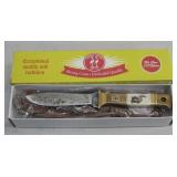 NIOB Kissing Crane Give Thanks KNife W/Case