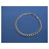 Sterling Silver Link Bracelet Made In Italy