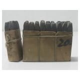 Thirty-Three Vtg Letter Punches