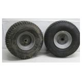 Two Tubeless 15 x 6.00 - 6 Tires