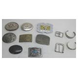 Various Belt Buckles Western Style & More See Info