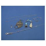 Assorted Sterling Silver Scrap Jewelry Pieces
