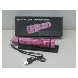 Flash Light Taser Powers On