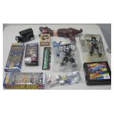 Two KISS Action Figures, Hot Wheels Gift Packs