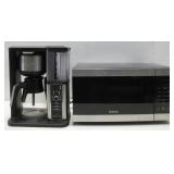 Ninja Coffee Maker & Galanz Microwave See Info