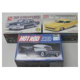 Three Model Car Kits, AMT & Revell #6548,#6563 See