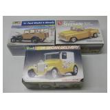 Three  Model Kits Revell & AMT 7391,85-637 & #6004