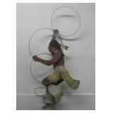 Handpainted N/A Hoop Dancer Metal Wall Decor 3'