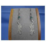 Vtg S.S. N/A Earrings Hallmarked