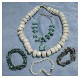 Stone Beaded Jewelry Bracelets, Necklace