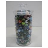 Large Jar Assorted Marbles 8'