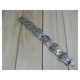 S.S Abalone Inlay Link Taxco Mexico Bracelet