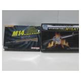 Two 1/ Scale Rifle Model Kits  M14 M16 See Info