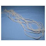 Ten Rose Quartz Bead Strands 15' Each