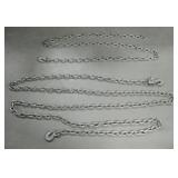 Two Chains W/3/8 Hooks 10' & 20'