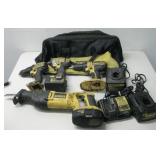 Dewalt Power Tools W/Chargers & Bag See Info