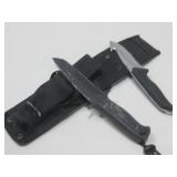 Buck Knife 9.5' & Gerber Fixed Blade Knife See