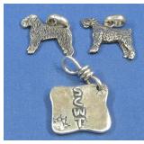 Sterling Silver Scotty Dog Pendants 25Grams